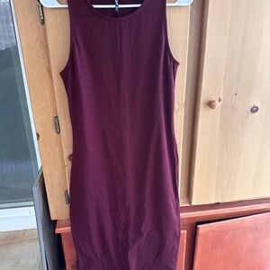 Cotton On Rich Burgundy Midi Dress